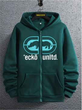 Fashionable Casual Men's Long Sleeve -Lined Zip-Up Jacket - Fresh and Fun Pattern Design, Lightweight and Comfortable, Suitable for Various Occasions, Breathable Material, Easy to Match, Adds a Pop of Color to Your Daily Look, Perfect for Casual