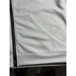 Men'S Windproof Full-Zip Hooded Jacket with Detachable Balaclava - Heavy-Duty Full-Zip Front, Loose Fit Casual Winter Coat, Geometric Pattern Hoodie for Outdoor Activities & Casual Attire, Windproof & High Quality Design, Full-Zip Hooded Sweatshirt