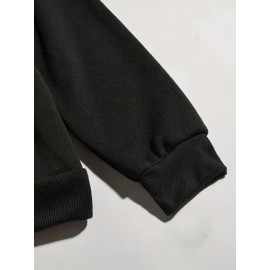 Men's Black Christmas Hooded Sweatshirt with Clark 