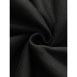 [Personalized Hoodie] Personalized Men's Hoodie - Customizable Photo/Text Front & Back, Navy Blue with White Lettering, All-Season Comfort Fit, Casual Sporty Design for Halloween Christmas Gifts, Durable Casualwear