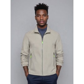 Men'S Heavy-Duty Hooded Jacket - Full-Zip Outdoor Coat with Full-Zip Front Closure, Stand Collar & Zippered Pockets - Windproof & High Quality Winter Jacket for Hiking, Running, Camping, Casual Attire - Thermal Insulated Winter Coat for Men - Ideal