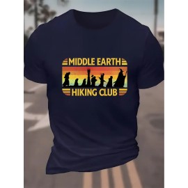 Men'S Youth Casual Print Crew Neck T-Shirt | Slight Stretch Fabric, Regular Fit, Ideal for Summer