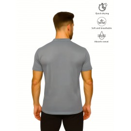 Men's Custom Gym T-Shirts Personalized with Your Logo/Photo/Text - Quick-Dry Breathable Fabric, Custom Fit for Team Uniforms, Fitness Training & Corporate Events - Upload Your Own Design for Branding & Gifts - Machine Washable Athletic Shirts - Round Neck Geometric Pattern for Men - Ideal for Workouts & Team Wear - Soft & Comfortable Custom Short Sleeve T-Shirt, Customised T Shirt