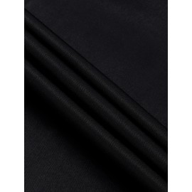 Men'S Polyester Casual Dress Shirt - Solid Color, Button-Up, Lapel Collar, Moderate Stretch, Comfortable Design for All Seasons, 120g/㎡, Casual Wear|Modern Casual Shirt|Sleek Appearance